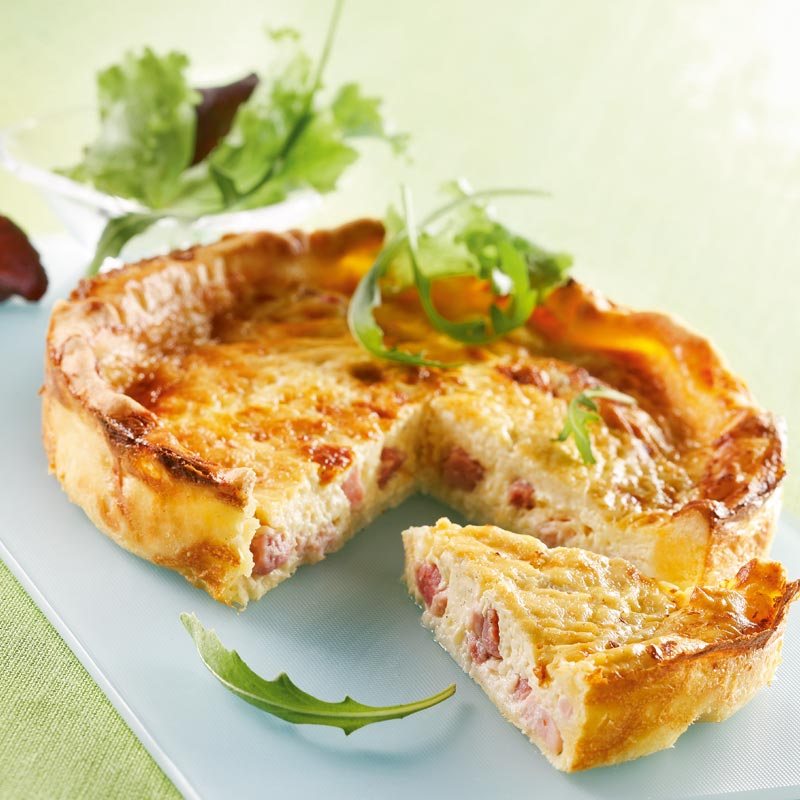 Traditionele quiche lorraine